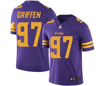 Nike Vikings #97 Everson Griffen Purple Men's Stitched NFL Limited Rush Jersey