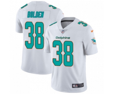 Men's Miami Dolphins #38 Brandon Bolden Nike limited Vapor Untouchable White Jersey