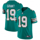Nike Miami Dolphins #19 Jakeem Grant Aqua Green Alternate Men's Stitched NFL Vapor Untouchable Limited Jersey