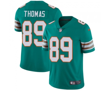 Nike Miami Dolphins #89 Julius Thomas Aqua Green Alternate Men's Stitched NFL Vapor Untouchable Limited Jersey