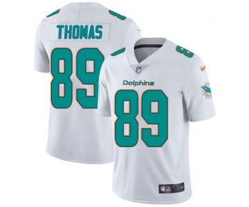Nike Miami Dolphins #89 Julius Thomas White Men's Stitched NFL Vapor Untouchable Limited Jersey