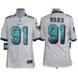 Nike Miami Dolphins #91 Cameron Wake White Limited Jersey