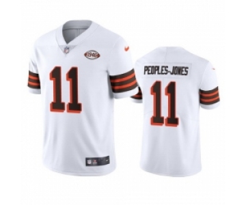 Cleveland Browns 11 Donovan Peoples Jones Nike 1946 Collection Alternate Vapor Limited NFL Jersey White