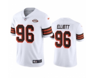 Cleveland Browns 96 Jordan Elliott Nike 1946 Collection Alternate Vapor Limited NFL Jersey White