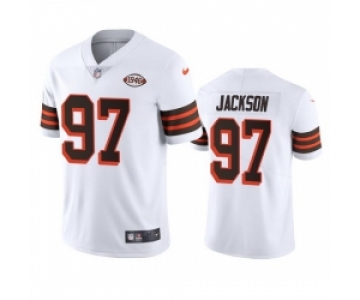 Cleveland Browns 97 Malik Jackson Nike 1946 Collection Alternate Vapor Limited NFL Jersey White