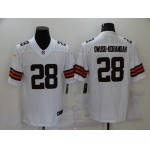 Men's Cleveland Browns #28 Jeremiah Owusu Koramoah White 2020 NEW Vapor Untouchable Stitched NFL Nike Limited Jersey