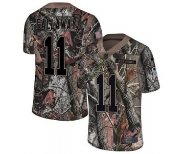 Nike Browns #11 Antonio Callaway Camo Men's Stitched NFL Limited Rush Realtree Jersey