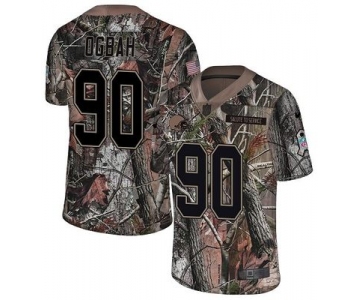 Nike Browns #90 Emmanuel Ogbah Camo Men's Stitched NFL Limited Rush Realtree Jersey