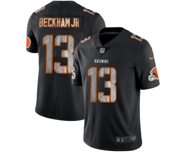 Nike Cleveland Browns 13 Odell Beckham Jr Black Impact Rush Limited Jersey