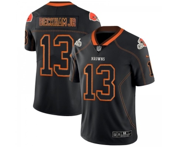 Nike Cleveland Browns 13 Odell Beckham Jr Black Shadow Legend Limited Jersey