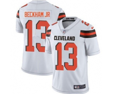 Nike Cleveland Browns 13 Odell Beckham Jr White Vapor Untouchable Limited Jersey