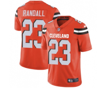 Nike Cleveland Browns #23 Damarious Randall Orange Alternate Men's Stitched NFL Vapor Untouchable Limited Jersey