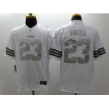 Nike Cleveland Browns #23 Joe Haden Platinum White Limited Jersey