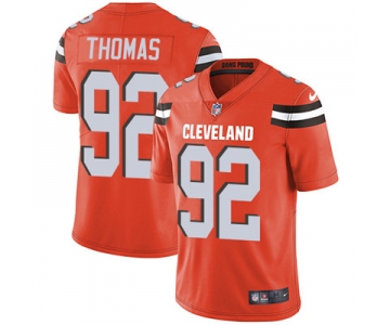 Nike Cleveland Browns #92 Chad Thomas Orange Alternate Men's Stitched NFL Vapor Untouchable Limited Jersey