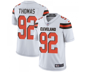 Nike Cleveland Browns #92 Chad Thomas White Men's Stitched NFL Vapor Untouchable Limited Jersey
