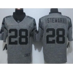Men's Carolina Panthers #28 Jonathan Stewart Nike Gray Gridiron 2015 NFL Gray Limited Jersey