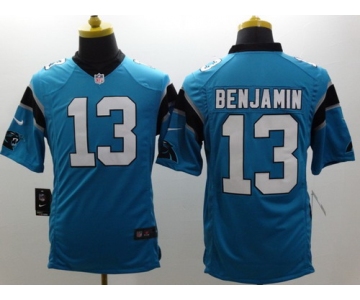 Nike Carolina Panthers #13 Kelvin Benjamin Light Blue Limited Jersey