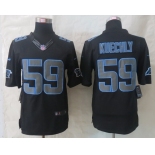 Nike Carolina Panthers #59 Luke Kuechly Black Impact Limited Jersey
