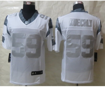 Nike Carolina Panthers #59 Luke Kuechly Platinum White Limited Jersey