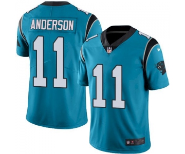 Nike Panthers #11 Robby Anderson Blue Alternate Men's Stitched NFL Vapor Untouchable Limited Jersey