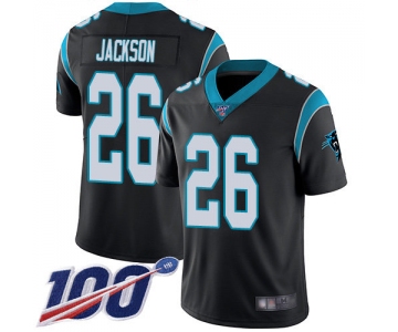 Nike Panthers #26 Donte Jackson Black Team Color Men's Stitched NFL 100th Season Vapor Limited Jersey