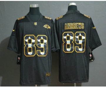 Men's Baltimore Ravens #89 Mark Andrews Jesus Faith Black Vapor Untouchable Stitched NFL Nike Limited Jersey