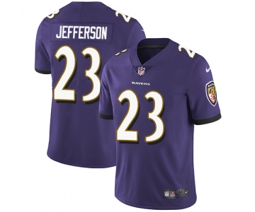 Nike Baltimore Ravens #23 Tony Jefferson Purple Team Color Men's Stitched NFL Vapor Untouchable Limited Jersey