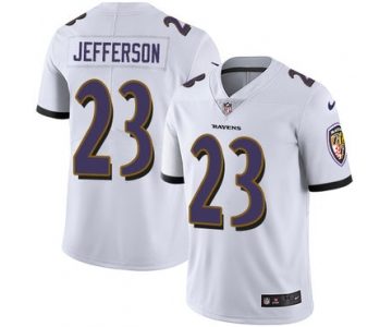 Nike Baltimore Ravens #23 Tony Jefferson White Men's Stitched NFL Vapor Untouchable Limited Jersey