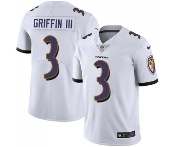 Nike Baltimore Ravens 3 Robert Griffin III White Vapor Untouchable Limited Jersey