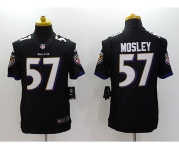 Nike Baltimore Ravens #57 C.J. Mosley 2013 Black Limited Jersey