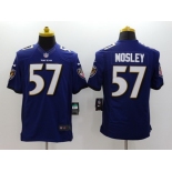 Nike Baltimore Ravens #57 C.J. Mosley 2013 Purple Limited Jersey