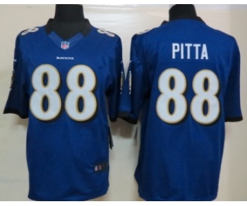 Nike Baltimore Ravens #88 Dennis Pitta Purple Limited Jersey