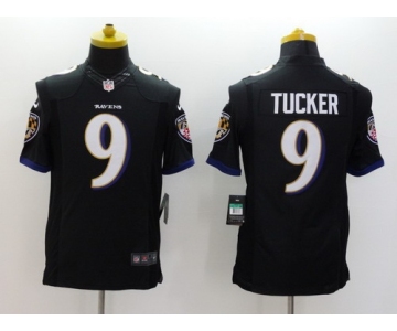 Nike Baltimore Ravens #9 Justin Tucker 2013 Black Limited Jersey
