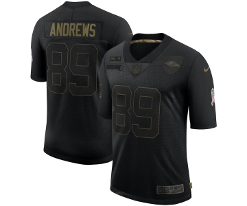 Nike Ravens 89 Mark Andrews Black 2020 Salute To Service Limited Jersey