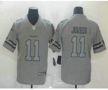 Men's Atlanta Falcons #11 Julio Jones 2019 Gray Gridiron Vapor Untouchable Stitched NFL Nike Limited Jersey