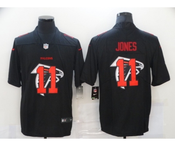 Men's Atlanta Falcons #11 Julio Jones Black 2020 Shadow Logo Vapor Untouchable Stitched NFL Nike Limited Jersey