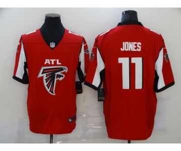 Men's Atlanta Falcons #11 Julio Jones Red 2020 Big Logo Vapor Untouchable Stitched NFL Nike Fashion Limited Jersey