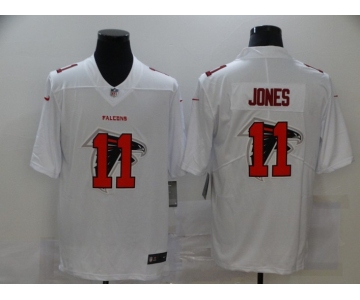 Men's Atlanta Falcons #11 Julio Jones White 2020 Shadow Logo Vapor Untouchable Stitched NFL Nike Limited Jersey