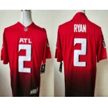 Men's Atlanta Falcons #2 Matt Ryan Red 2020 NEW Vapor Untouchable Stitched NFL Nike Limited Jersey