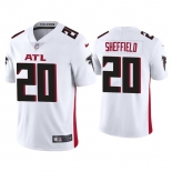 Men's Atlanta Falcons #20 Kendall Sheffield White New Vapor Untouchable Limited Nike Jersey