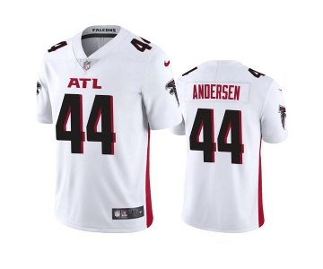 Men's Atlanta Falcons #44 Troy Andersen White Draft Vapor Untouchable Limited Stitched Jersey