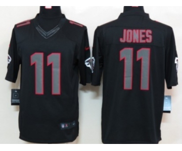Nike Atlanta Falcons #11 Julio Jones Black Impact Limited Jersey