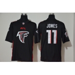 Nike Atlanta Falcons #11 Julio Jones Black Team Big Logo Vapor Untouchable Limited Jersey
