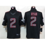 Nike Atlanta Falcons #2 Matt Ryan Black Impact Limited Jersey