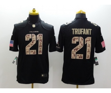 Nike Atlanta Falcons #21 Desmond Trufant Salute to Service Black Limited Jersey