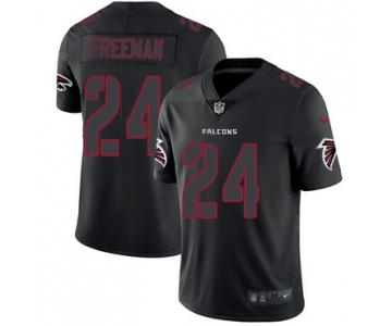 Nike Atlanta Falcons #24 Devonta Freeman Black Men's Stitched NFL Limited Rush Impact Jersey