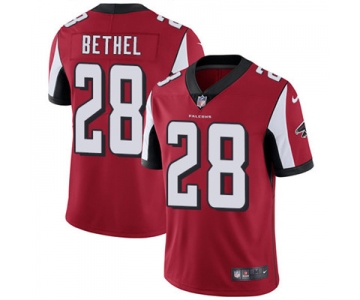 Nike Atlanta Falcons #28 Justin Bethel Red Team Color Men's Stitched NFL Vapor Untouchable Limited Jersey