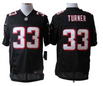 Nike Atlanta Falcons #33 Michael Turner Black Limited Jersey