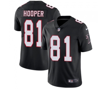 Nike Atlanta Falcons #81 Austin Hooper Black Alternate Men's Stitched NFL Vapor Untouchable Limited Jersey
