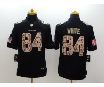 Nike Atlanta Falcons #84 Roddy White Salute to Service Black Limited Jersey
